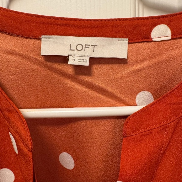 Dotted Dolman Midi Shirtdress nwot - Picture 2 of 3